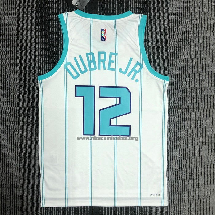 Camiseta Charlotte Hornets Kelly Oubre JR. NO 12 Association 2020-21 Blanco